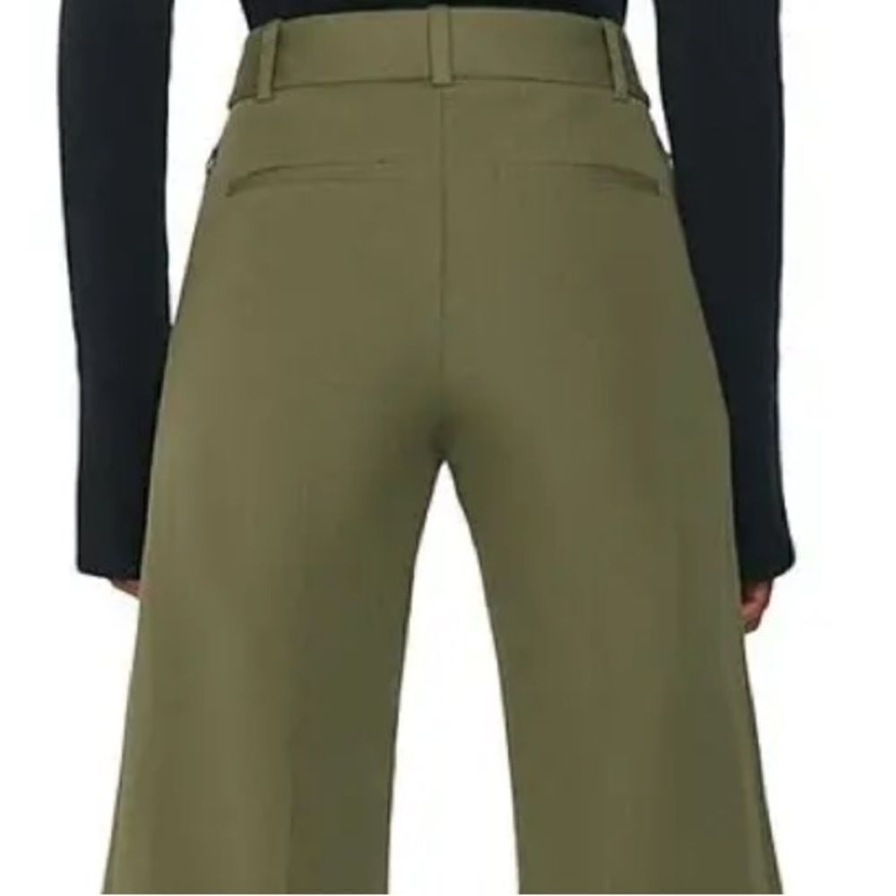 FRAME Le Crop Palazzo Trousers - Fatigues size 0 $298 - Picture 4 of 12
